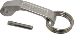 EVER-TITE Coupling Products - 3 - 5" Handle, Ring & Pin - Stainless Steel, Use with Cam & Groove Coupler Handle Assembly - Eagle Tool & Supply