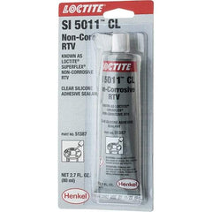 Loctite - 80 mL Tube Clear Silicone Sealant - NC RTV SIL-CL 80ML LOCTITE SUPERFLX RTV - Eagle Tool & Supply