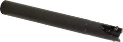 Kennametal - 3/4" Cut Diam, 0.58" Max Depth of Cut, 3/4" Shank Diam, 6-1/2" OAL, Indexable Square Shoulder End Mill - EC14.., EP14.. Inserts, Cylindrical Shank, 0° Lead Angle, Through Coolant - Eagle Tool & Supply