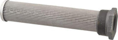 Flow Ezy Filters - 100 Mesh, 57 LPM, 15 GPM, 1.7" Diam, Male/Female Tank Mounted Strainer - 1 1/2 x 1 Port NPT, 8-1/2" Long - Eagle Tool & Supply