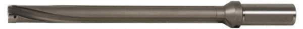 Kennametal - Series KSEM Plus, Head Connection FDS50, 10xD, 50.8mm Shank Diam, Drill Body - SSF Toolholder, 714.6mm OAL, 24.13" Drill Body Length, 20.47" Flute Length, Whistle Notch Shank, Through Coolant - Eagle Tool & Supply