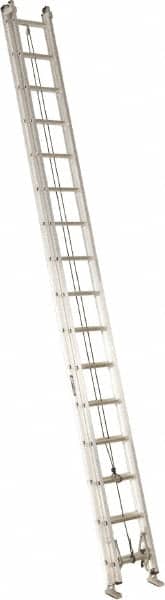 Louisville - 32' High, Type IA Rating, Aluminum Industrial Extension Ladder - Eagle Tool & Supply