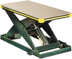 Southworth - 2,000 Lb Capacity Hydraulic Scissor Lift Table - 6-3/4" to 42-3/4" Lift Height, 48" Platform Length x 48" Platform Width - Eagle Tool & Supply