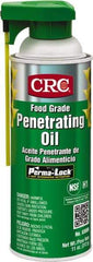CRC - 16 oz Aerosol Nondrying Film Penetrant - Clear, 32°F to 300°F, Food Grade - Eagle Tool & Supply