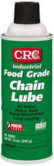 CRC - 16 oz Aerosol High Temperature Chain & Cable Lubricant - White, 8 to 325°F, Food Grade - Eagle Tool & Supply