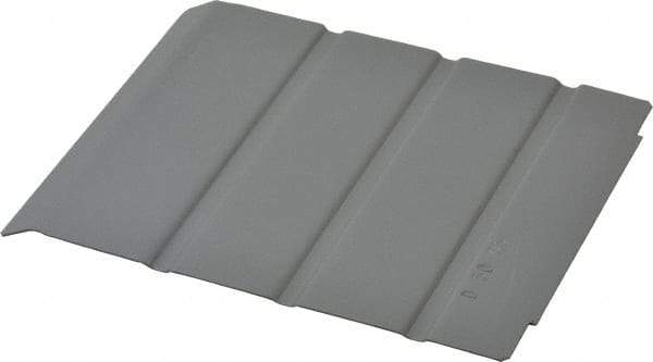 Vidmar - Tool Box Steel Drawer Divider - 3-1/2" Wide x 3-7/8" Deep x 5-1/4" High, Gray, For Vidmar Cabinets - Eagle Tool & Supply