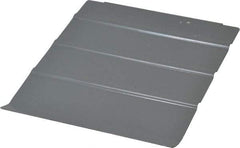 Vidmar - Tool Box Steel Drawer Divider - 4-1/4" Wide x 4-5/8" Deep x 5-1/4" High, Gray, For Vidmar Cabinets - Eagle Tool & Supply
