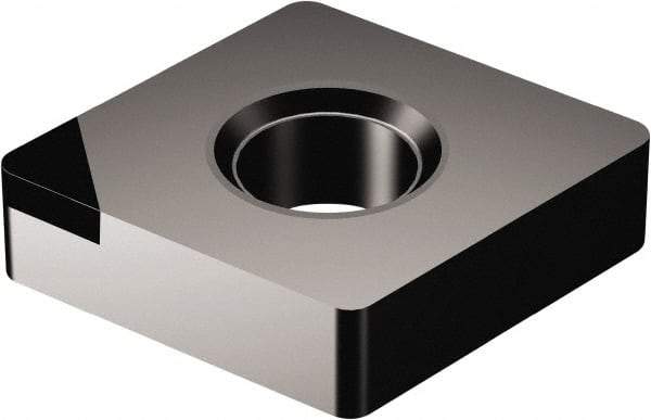 Sandvik Coromant - CNMA431 Grade CB20 CBN Turning Insert - Uncoated, 80° Diamond, 1/2" Inscr Circle, 3/16" Thick, 1/64" Corner Radius - Eagle Tool & Supply