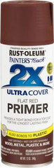 Rust-Oleum - 12 oz Red Aerosol Primer - 10 to 12 Sq Ft Coverage, Interior/Exterior - Eagle Tool & Supply