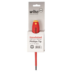 Insulated Cushion Grip Phillips Screwdriver #0 × 60 mm In Carded Hanger - Eagle Tool & Supply