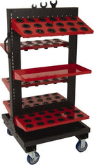 Huot - 90 Tool Capacity, BT, CAT NMTB 40 Taper ToolScoot Tree CNC Tool Cart - Eagle Tool & Supply