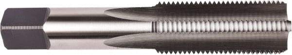 Union Butterfield - M24x2.00 Metric Coarse 6H 4 Flute Bright Finish High Speed Steel Straight Flute Standard Hand Tap - Bottoming, Right Hand Thread, 4-29/32" OAL, 2-7/32" Thread Length, D7 Limit, Oversize - Eagle Tool & Supply