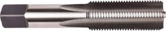 Union Butterfield - M18x1.50 Metric Coarse 6H 4 Flute Bright Finish High Speed Steel Straight Flute Standard Hand Tap - Bottoming, Right Hand Thread, 4-1/32" OAL, 1-13/16" Thread Length, D6 Limit, Oversize - Eagle Tool & Supply