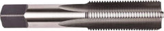 Union Butterfield - M2.6x0.45 Metric Coarse 6H 3 Flute Bright Finish High Speed Steel Straight Flute Standard Hand Tap - Plug, Right Hand Thread, 1-13/16" OAL, 1/2" Thread Length, D3 Limit, Oversize - Eagle Tool & Supply