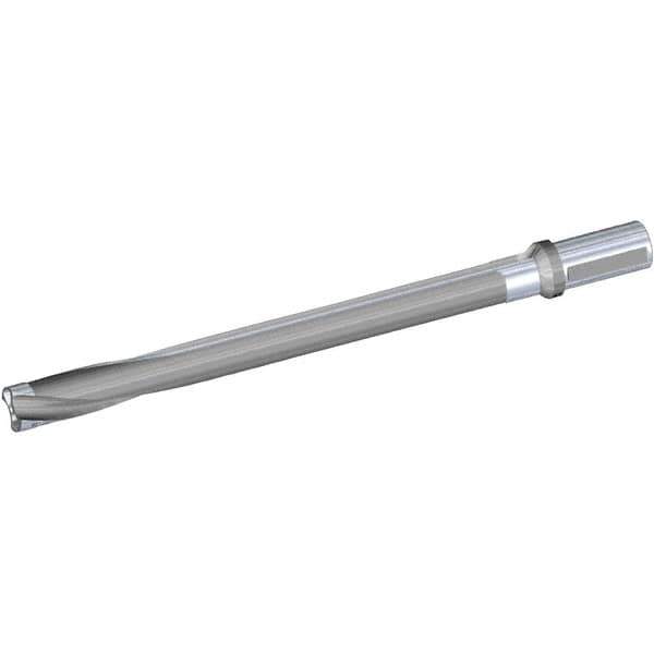 Kennametal - Series KSEM Plus, Head Connection FDS28, 10xD, 1-1/2" Shank Diam, Drill Body - SSF Toolholder, 26.49mm Nose Diam, 440.26mm OAL, 345.01mm Drill Body Length, 288.01mm Flute Length, Weldon Flat Shank, Through Coolant - Eagle Tool & Supply