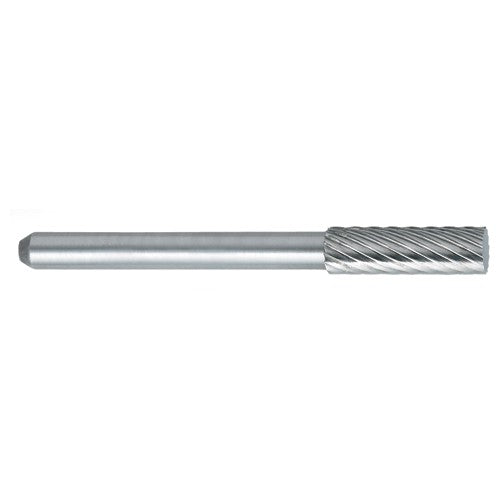 ‎SN-53 -5mm × 6mm LOC × 6mm Shank × 50mm OAL Cylindrical Ball Nose Carbide Medium Right Hand Spiral Burr - Eagle Tool & Supply