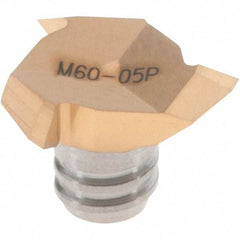 Iscar - MM TRDT06 IC528 Grade Carbide Thread Mill Milling Tip Insert - TiCN/TiN Coated, 3 Flutes, 15.7mm Cut Diam - Eagle Tool & Supply