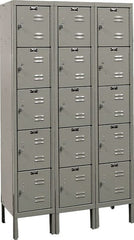 Hallowell - 15 Door, 5 Tier, Premium Box Lockers - Eagle Tool & Supply