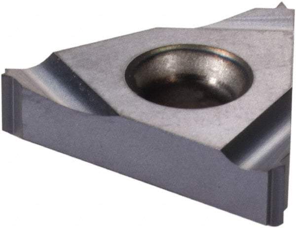Iscar - 16IR Internal Right Hand 32 UN Laydown Threading Insert - Grade IC908, TiAlN Coated Carbide, 9.53mm Inscribed Circle - Eagle Tool & Supply