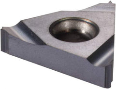 Iscar - 16IR Internal Right Hand 32 UN Laydown Threading Insert - Grade IC908, TiAlN Coated Carbide, 9.53mm Inscribed Circle - Eagle Tool & Supply