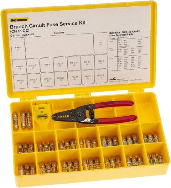 Cooper Bussmann - CC Class, 600 VAC/VDC, Fuse Service Kit - 30 Amps - Eagle Tool & Supply