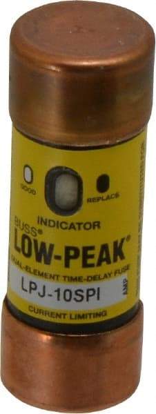 Cooper Bussmann - 300 VDC, 600 VAC, 10 Amp, Time Delay General Purpose Fuse - Fuse Holder Mount, 2-1/4" OAL, 100 at DC, 300 at AC (RMS) kA Rating, 13/16" Diam - Eagle Tool & Supply