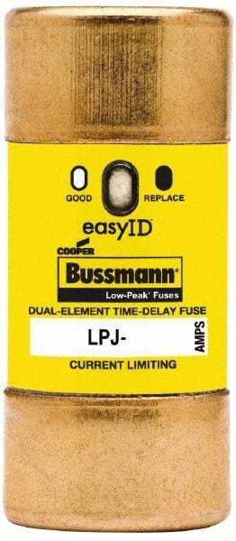 Cooper Bussmann - 300 VDC, 600 VAC, 50 Amp, Time Delay General Purpose Fuse - Fuse Holder Mount, 2-3/8" OAL, 100 at DC, 300 at AC (RMS) kA Rating, 1-1/16" Diam - Eagle Tool & Supply