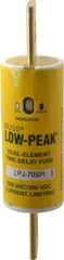 Cooper Bussmann - 300 VDC, 600 VAC, 70 Amp, Time Delay General Purpose Fuse - Bolt-on Mount, 4-5/8" OAL, 100 at DC, 300 at AC (RMS) kA Rating, 1-1/8" Diam - Eagle Tool & Supply