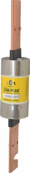 Cooper Bussmann - 300 VDC, 600 VAC, 200 Amp, Time Delay General Purpose Fuse - Bolt-on Mount, 9-5/8" OAL, 100 at DC, 300 at AC (RMS) kA Rating, 1-39/64" Diam - Eagle Tool & Supply