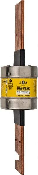 Cooper Bussmann - 300 VDC, 600 VAC, 500 Amp, Time Delay General Purpose Fuse - Bolt-on Mount, 339.7mm OAL, 100 at DC, 300 at AC (RMS) kA Rating, 73.2mm Diam - Eagle Tool & Supply