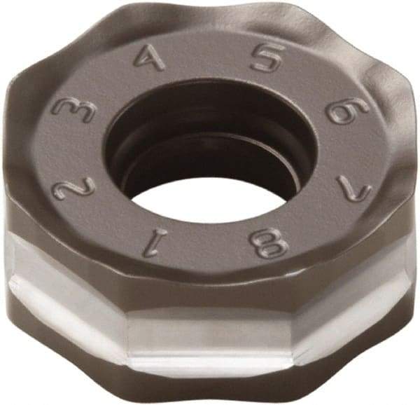 Seco - ONMU050410 M10 Grade MP1500 Carbide Milling Insert - TiCN/Al2O3 Finish, 0.472" Inscribed Circle - Eagle Tool & Supply