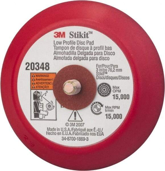 3M - Disc Backing Pad - 15,000 RPM - Eagle Tool & Supply