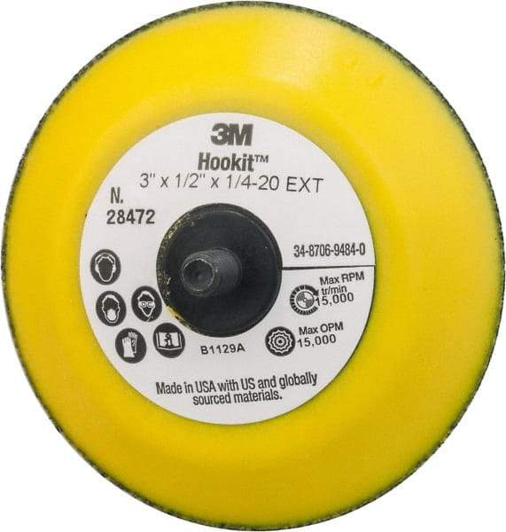 3M - Disc Backing Pad - 15,000 RPM - Eagle Tool & Supply