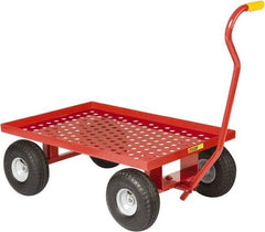 Little Giant - 1,200 Lb Capacity Steel Perforated Steel Deck Wagon Truck - Steel Deck, 24" OAW - Eagle Tool & Supply