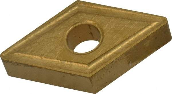 Kennametal - DNMG432 Grade KC850 Carbide Turning Insert - TiC/TiCN/TiN Finish, 55° Diamond, 1/2" Inscr Circle, 3/16" Thick, 1/32" Corner Radius - Eagle Tool & Supply