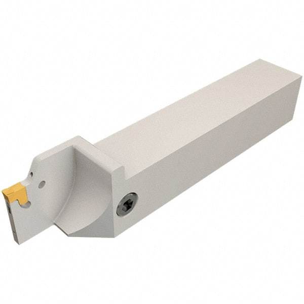 Iscar - External Thread, 1.8mm Min Groove Width, 100mm OAL, Right Hand Indexable Grooving Cutoff Toolholder - 12mm Shank Height x 12mm Shank Width, TAG Insert Style, TGT Toolholder Style, Series Tang-Grip - Eagle Tool & Supply