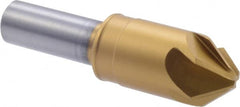 M.A. Ford - 3/4" Head Diam, 1/2" Shank Diam, 6 Flute 82° High Speed Steel Countersink - Eagle Tool & Supply