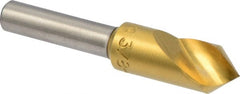 M.A. Ford - 3/8" Head Diam, 1/4" Shank Diam, 1 Flute 82° High Speed Steel Countersink - Eagle Tool & Supply