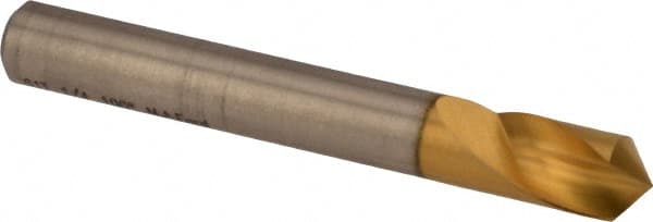 M.A. Ford - 1/4" Head Diam, 1/4" Shank Diam, 1 Flute 100° High Speed Steel Countersink - Eagle Tool & Supply