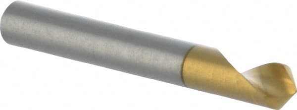 M.A. Ford - 1/4" Head Diam, 1/4" Shank Diam, 1 Flute 90° High Speed Steel Countersink - Eagle Tool & Supply