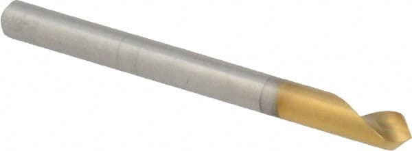 M.A. Ford - 1/8" Head Diam, 1/8" Shank Diam, 1 Flute 90° High Speed Steel Countersink - Eagle Tool & Supply