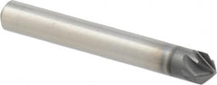M.A. Ford - 1/4" Head Diam, 1/4" Shank Diam, 6 Flute 90° High Speed Steel Countersink - Eagle Tool & Supply