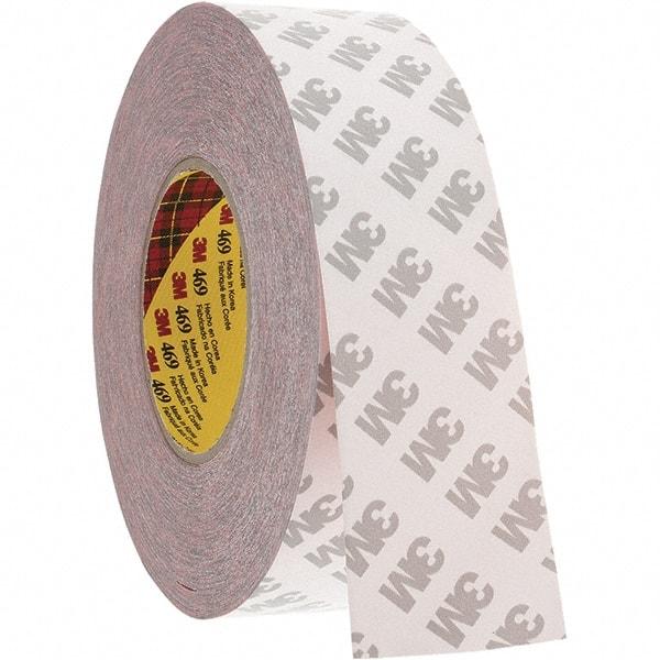3M - 60 Yd Acrylic Adhesive Double Sided Tape - 5.5 mil Thick, Paper Liner - Eagle Tool & Supply
