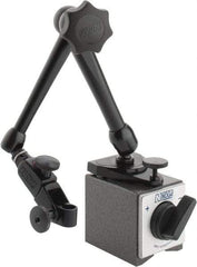Noga - 60mm Long x 1-31/32" Wide Magnetic Indicator Base with On/Off Switch - 80 Kg Magnetic Pull - Eagle Tool & Supply