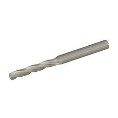 Kennametal - 6.8mm 130° Solid Carbide Jobber Drill - Bright Finish, Right Hand Cut, Spiral Flute, Straight Shank, 105mm OAL, Standard Point - Eagle Tool & Supply
