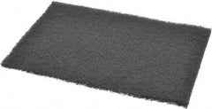 3M - Ultra Fine Grade, Silicon Carbide Hand Pad - Gray, 6" Wide x 9" Long, Nonwoven - Eagle Tool & Supply