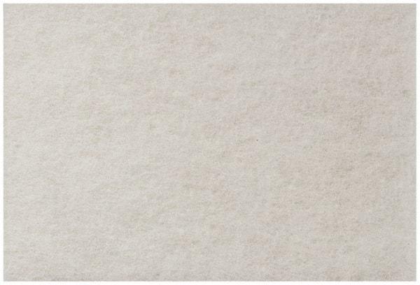 3M - Super Fine Grade, Aluminum Silicate Hand Pad - White, 6" Wide x 9" Long, Nonwoven - Eagle Tool & Supply