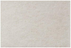 3M - Super Fine Grade, Aluminum Silicate Hand Pad - White, 6" Wide x 9" Long, Nonwoven - Eagle Tool & Supply