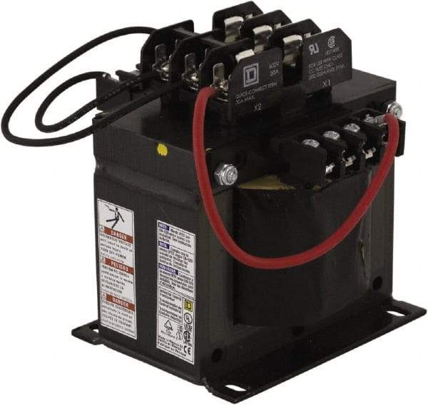 Square D - 1 Phase, 750 VA, Top Mount Fuse Block Control Transformer - 239°F Temp Rise - Eagle Tool & Supply