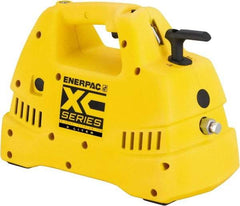 Enerpac - 10,000 psi Electric Hydraulic Pump & Jack - 2 L Oil Capacity, 3-Way, 2 Position Valve, Used with Single Acting, Advance, Hold & Retract - Eagle Tool & Supply